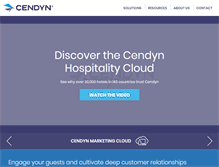 Tablet Screenshot of cendyn.com